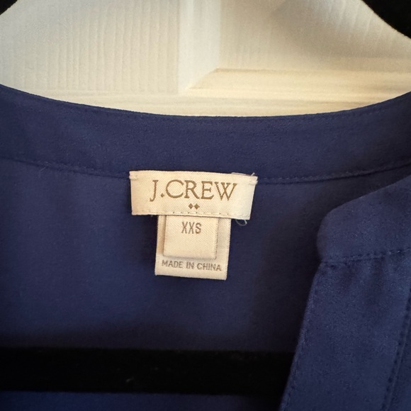 J. Crew Royal Blue Bell Sleeve Top - Picture 4 of 7